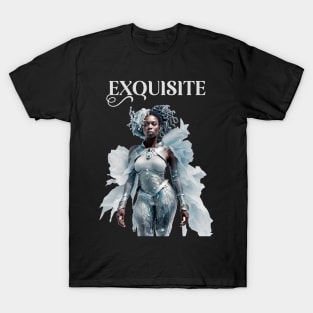 Exquisite.  Black and beautiful.  Melanin queen. T-Shirt